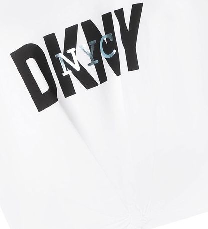 DKNY T-shirt - Cropped - Hvid m. Logo