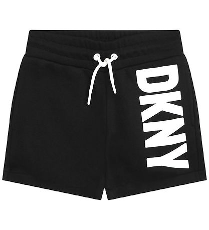 DKNY Sweatshorts - Sort m. Hvid