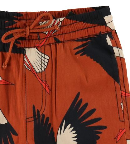 Danef Shorts - Danalfred Poplin - Rust