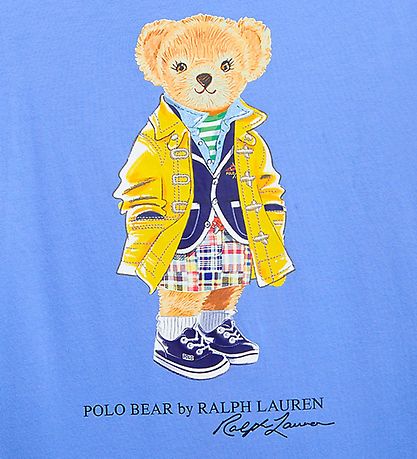 Polo Ralph Lauren T-shirt - Watch Hill - Lysebl m. Bamse