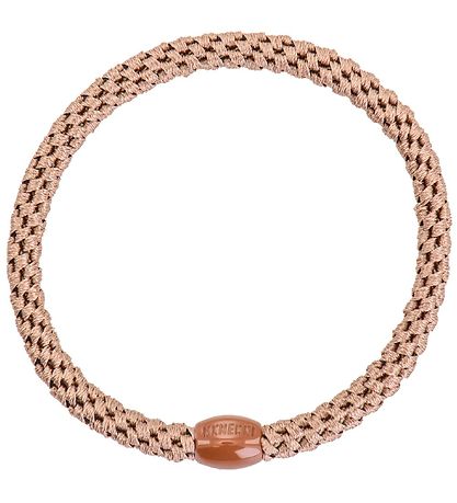 Kknekki Hårelastikker - 6-Pak - Slim - Brun/Beige/Guld