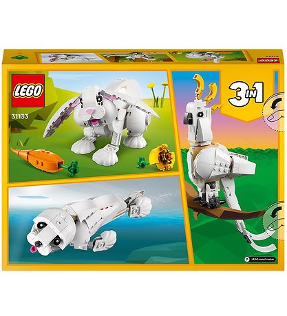 LEGO Creator - Hvid Kanin 31133 - 3-i-1 - 258 Dele