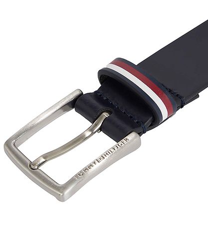 Tommy Hilfiger Blte - Leather Belt - Navy Blue