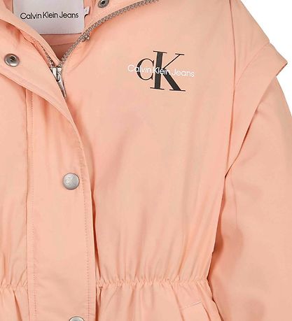 Calvin Klein Jakke - 2-i-1 - Fresh Cantaloupe