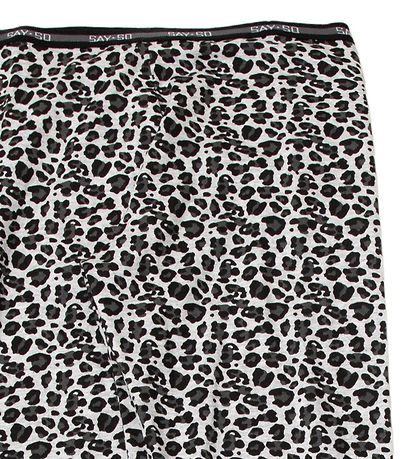 Say-So Leggings - Grmeleret m. Leopard