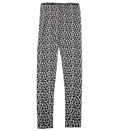 Say-So Leggings - Grmeleret m. Leopard