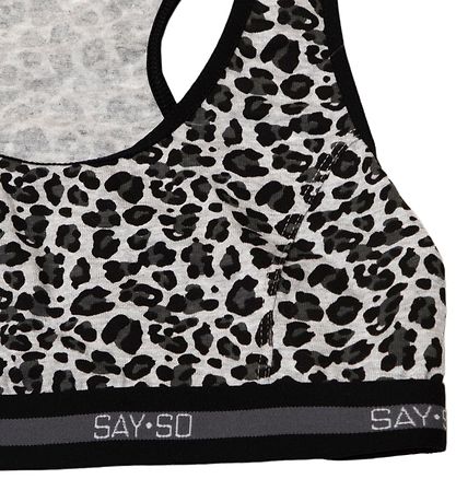 Say-So Top - Grmeleret m. Leopard