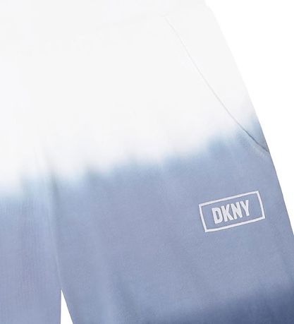 DKNY Shorts - Blå/Hvid m. Print