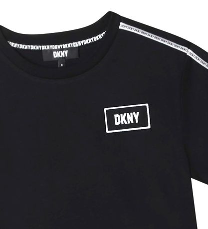 DKNY T-shirt - Sort m. Logostriber