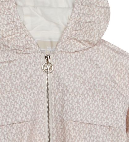 Michael Kors Jakke - Ivory m. Logoer