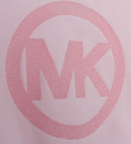 Michael Kors Sweatshirt - Washed Pink m. Pailletter