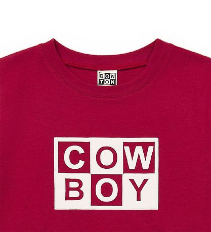 Bonton T-shirt - Cowboy - Rouge Billy
