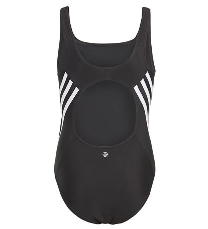 adidas Performance Badedragt - 3S Swimsuit - Sort/Hvid