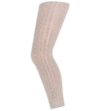 MP Leggings - Rib - Light Brown Melange