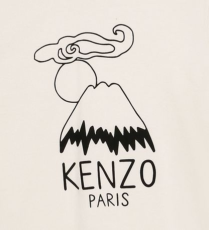 Kenzo T-shirt - Cream m. Print