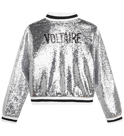 Zadig & Voltaire Jakke - Slv m. Pailletter