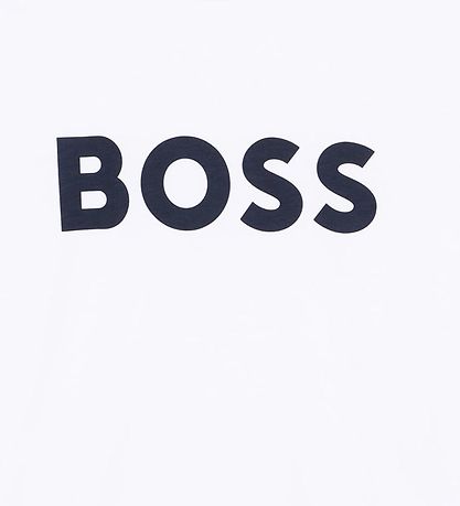 BOSS T-shirt - Hvid m. Navy