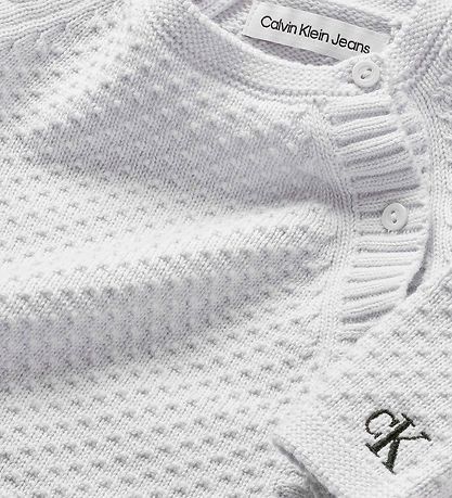 Calvin Klein Gaveske - Bluse/Shorts - Strik - Ghost Grey