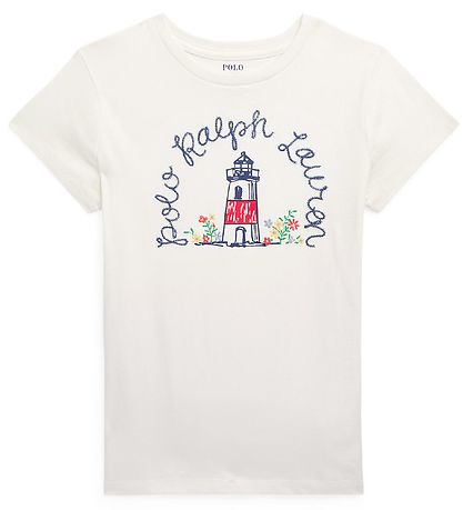 Polo Ralph Lauren T-shirt - Watch Hill - Hvid m. Fyrtrn