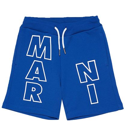 Marni Sweatshorts - Bl m. Hvid