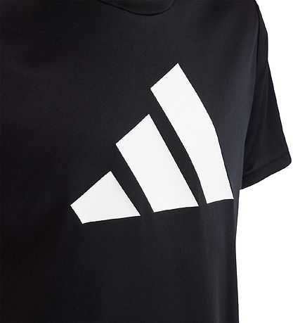 adidas Performance T-Shirt - U TR-ES LOGO T - Sort/Hvid