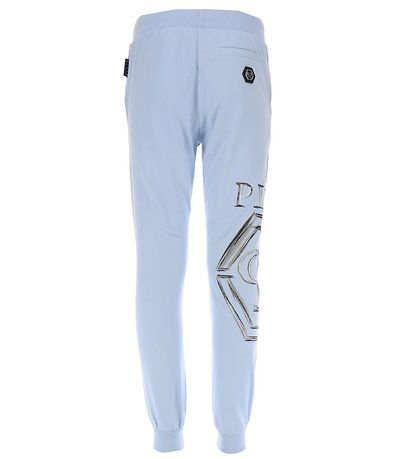 Philipp Plein Sweatpants - Lysebl m. Gr