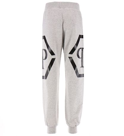 Philipp Plein Sweatpants - Grmeleret m. Sort