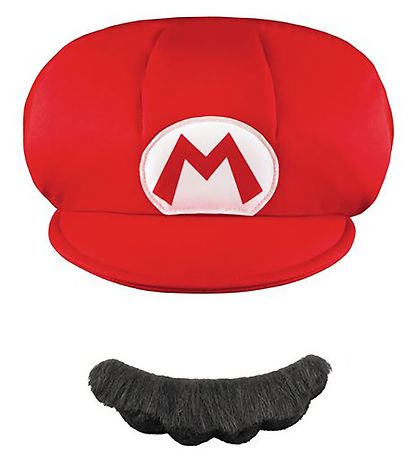Disguise Udkldning - Mario Hat & Mustache