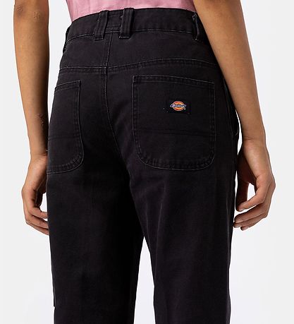 Dickies Bukser - DC Pant - Stone Washed Black