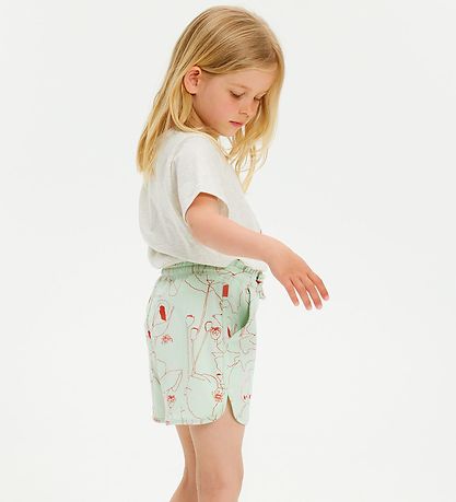 Soft Gallery Shorts - SgCera - Poppy - Misty Jade AOP