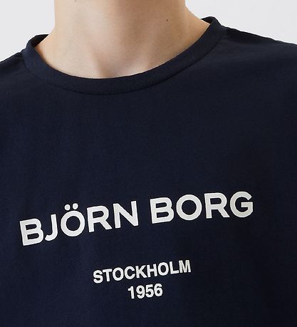 Bjrn Borg T-shirt - Borg Logo - Navy