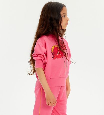 Soft Gallery Sweatshirt - 3/4 rmer - SgGeneva - Camelia Rose