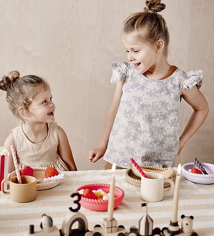 OYOY Bestik - Silikone - 3 dele - Mellow Cutlery - Lavender/Vani