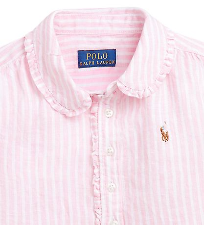 Polo Ralph Lauren Skjorte - Kinsley - Watch Hill - Rosa/Hvidstri