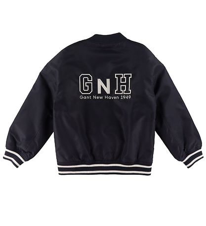 GANT Bomberjakke - New Haven Varsity - Evening Blue