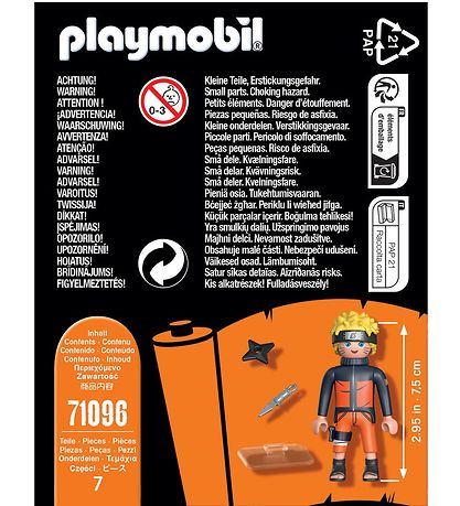 Playmobil Naruto - Naruto - 71096 - 7 Dele