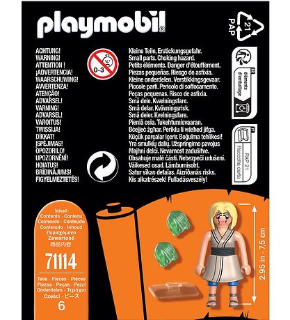 Playmobil Naruto - Tsunade - 71114 - 6 Dele