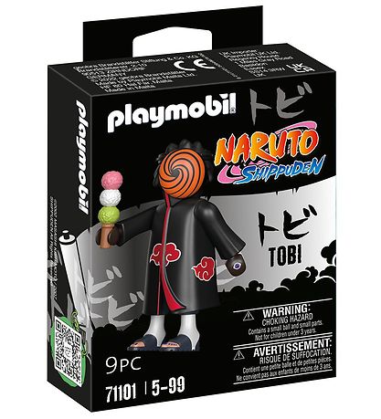 Playmobil Naruto - Tobi - 71101 - 9 Dele