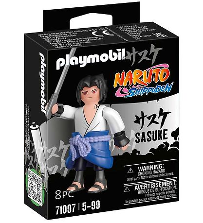 Playmobil Naruto - Sasuke - 71097 - 8 Dele