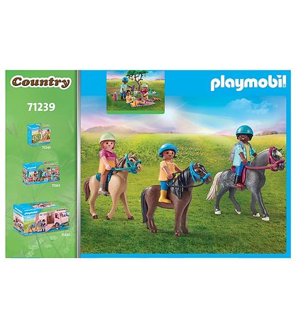 Playmobil Country - Picnic Med Heste - 71239 - 67 Dele