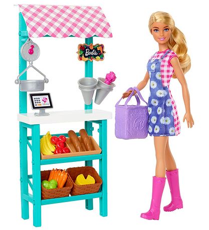 Barbie Dukkest - Farmers Market Playset