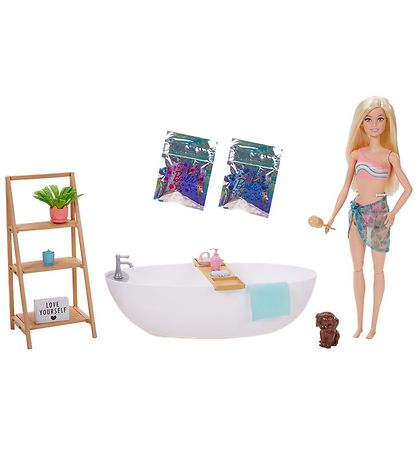 Barbie Dukkest - Confetti Bathtub Playset