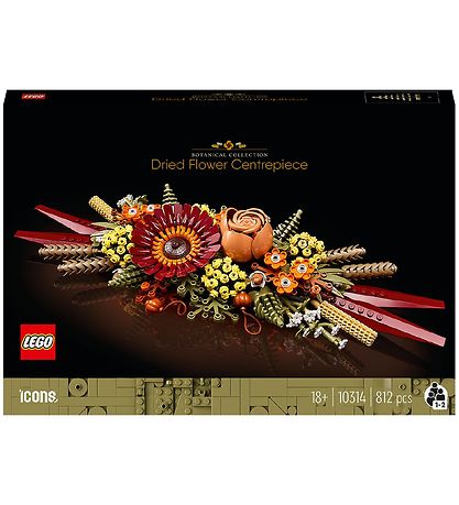 LEGO Icons - Dekoration Med Trrede Blomster - 10314 - 812 Dele