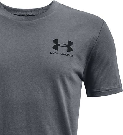 Under Armour T-shirt - Sportstyle Left Chest - Pitch Gray