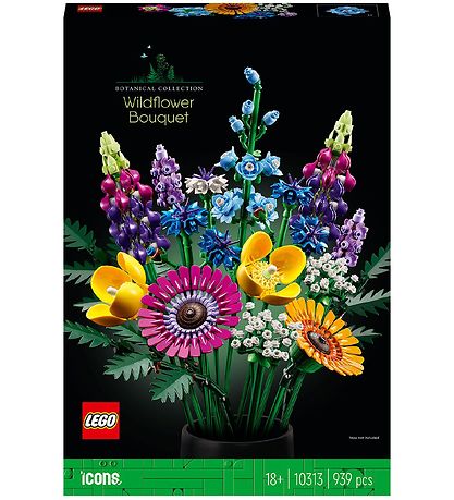 LEGO Icons - Buket af Vilde Blomster 10313 - 939 Dele