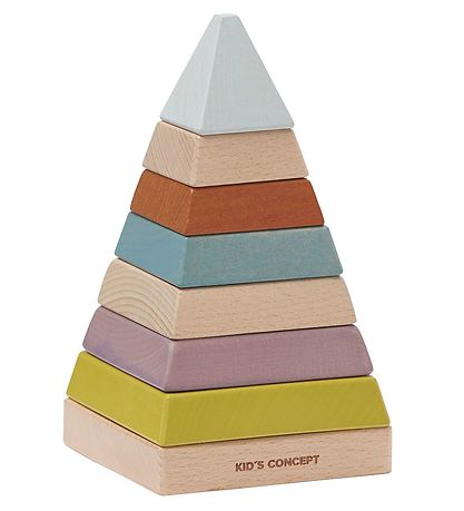 Kids Concept Stabletrn - Plocktorn Pyramid - Neo - Multi