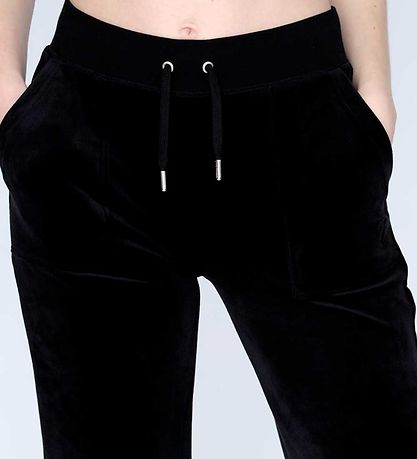 Juicy Couture Velourbukser - Jet Black