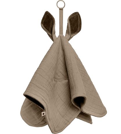 BIBS Nusseklud - 40x40 cm - Kangaroo - Dark Oak/Vanilla