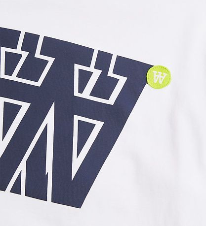 Wood Wood T-shirt - Ace Badge Logo - White