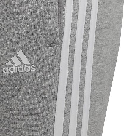 adidas Performance Sweatpants - LK 3S - Gr/Hvid